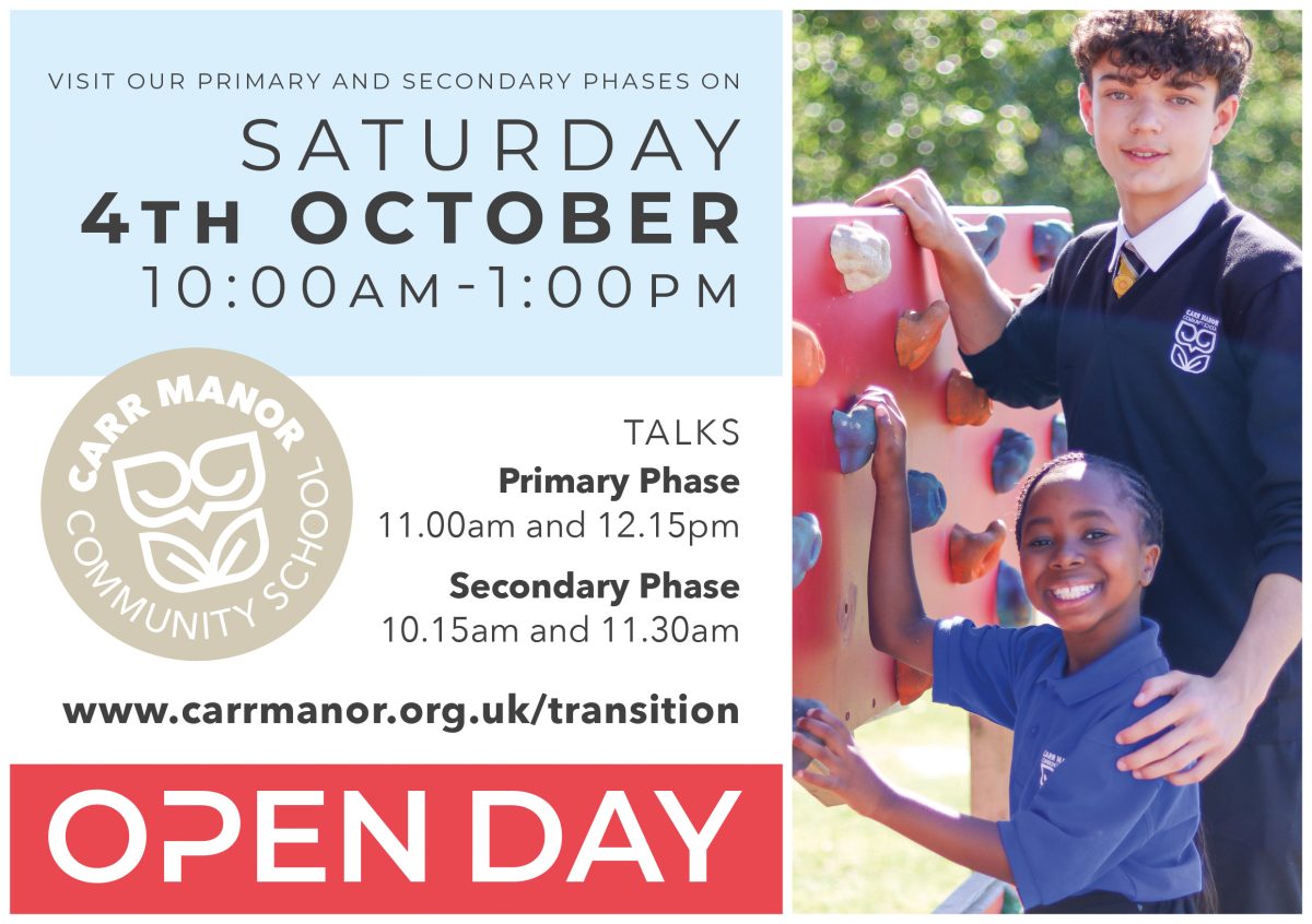 Home page • Carr Manor Community School